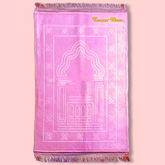 Pink Rectangle Premium Janamaz with Name